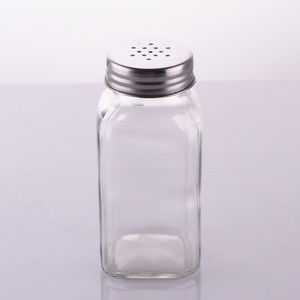 Tùy Chỉnh 120Ml 4Oz Rõ Ràng Vuông Thủy Tinh Lưu Trữ <span class=keywords><strong>Jar</strong></span> Với Vít Nắp Cho Gia Vị Và Gia Vị - Product Image 5