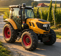 Tracteur agricole robuste à grande puissance, diesel, 4 roues motrices, 120 ch, haute performance, stable et fiable