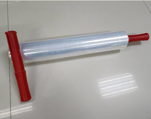 Dispenseur manuel de <span class=keywords><strong>film</strong></span> étirable PE, utilisation pour l'emballage, <span class=keywords><strong>film</strong></span> étirable assorti, produit d'emballage en plastique pour la maison, transparent, souple, 100-300% - Product Image 2