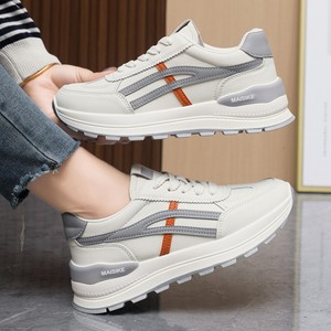 <span class=keywords><strong>Scarpe</strong></span> da <span class=keywords><strong>Tennis</strong></span> Ergonomiche da Donna con Tomaia in Pelle e Ammortizzazione per Tutte le Stagioni, Ideali per Feste Estive, Ufficio e Allenamento Indoor - Product Image 4