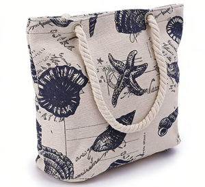 กระเป๋าโท้ทชายหาดผ้าแคนวาสใบเดียวแบบใหม่สั่งทำได้ตามต้องการสำหรับผู้หญิงขายส่ง - Product Image 2