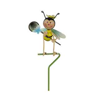 กลางแจ้งราคาถูกขนาดเล็กสวน Ladybug รูปปั้นภาพวาดที่มีสีสันดอกไม้หม้อ Stakes แมลงสัตว์ Stake เครื่องประดับคริสต์มาส - Product Image 3