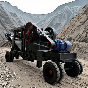 เครื่องบดกรามแบบพกพาเครื่องบดหินขนาดใหญ่70ตัน/ชั่วโมง - Product Image 1