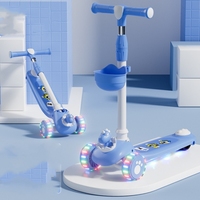 Trottinette multifonctionnelle Offre Spéciale 3 en 1, trottinette pliante à 3 roues pour enfants, disponible à la vente
