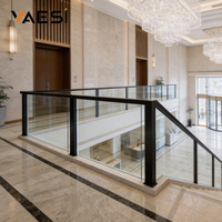 Système de balustrade en verre trempé pour balcon, garde-corps en alliage d'aluminium, vente chaude