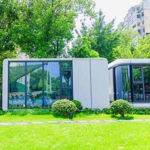 Maison conteneur moderne en aluminium durable de 20 pieds ou 40 pieds, type capsule spatiale, avec salle de bain et cuisine - Product Image 6
