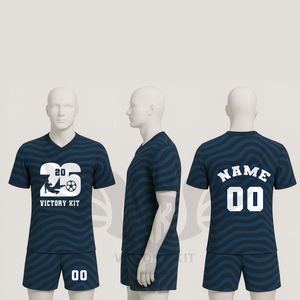 Conjunto de Uniforme de Fútbol Personalizado al por Mayor para Hombre Adulto, Copa 2026, 100% Poliéster, Impresión por Sublimación, Mangas Cortas - Product Image 2