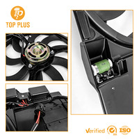 Ventilateur de refroidissement avec résistance OE 17427541092 17117541092 17107529272 pour MINI R50 R52 R53 R56 Cooper, cache-ventilateur 300W avec résistance