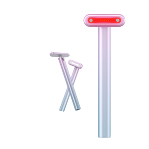 4 in 1 Handheld Facial Wand <b>Red</b> <b>Light</b> <b>Therapy</b> Microcurrent Wrinkle Remover Eye Lift Face Massager Home Beauty Device Use - Product Image 1