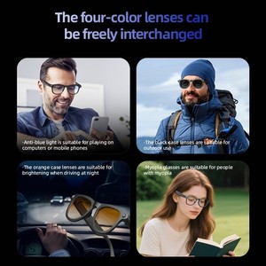 SG70 AI Smart <b>Glasses</b> Business Translation Blue Light Blocking Directional Audio Travel Features Video <b>Camera</b> <b>Glasses</b> - Product Image 6