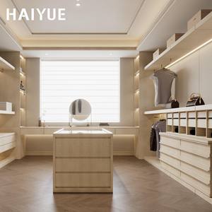 Armario <span class=keywords><strong>Vestidor</strong></span> HAIYUE de Diseño de Piso a Techo con Cajón para Joyas para <span class=keywords><strong>Vestidor</strong></span> de Villa Moderna - Product Image 3