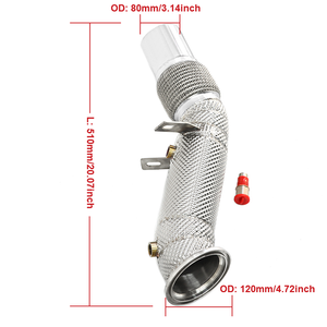 Tubo de escape de coche para <span class=keywords><strong>BMW</strong></span> <span class=keywords><strong>B48</strong></span> 2,0 T 120i 125i F20 F21 <span class=keywords><strong>220i</strong></span> 230i F22 F23 330i 320i F31 F34 420 430i F33 F36 B58 N20 - Product Image 5