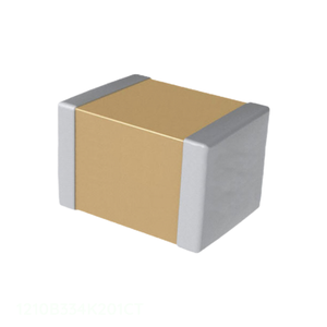 ตัวเก็บประจุเซรามิก0.33 UF 200V 1210B334K201CT X7R 1210 0.33 uF 1210 (3225เมตริก) ตัวเก็บประจุแบบเซรามิก MLCC แบบยึดพื้นผิว - Product Image 1