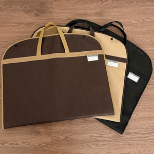 Sac de rangement pliable pour vêtements avec poignée, grande capacité, anti-poussière, non-tissé, personnalisable avec logo, pour costumes - Product Image 1