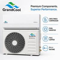 Climatiseur mural mini-split GrandCool 9000 12000 18000 24000 BTU A+++ à double onduleur avec tuyauterie entièrement en cuivre