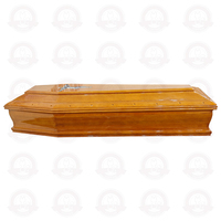 Ataúd Funerario de Madera de Paulownia Europea al por Mayor, Tamaño Personalizado, Precio de Fábrica de Shandong para Adultos