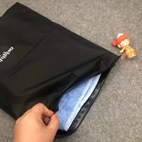 Sac plastique noir avec impression de logo personnalisé, pochette à fermeture éclair pour vêtements, vêtements, sweat à capuche, emballage pour t-shirt, unités