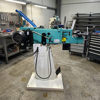 Machine à rainurer les tubes à bande abrasive avec étau pivotant de 30 à 90 degrés pour la découpe et le raccordement de tuyaux ronds en acier inoxydable 380V 2.5kW