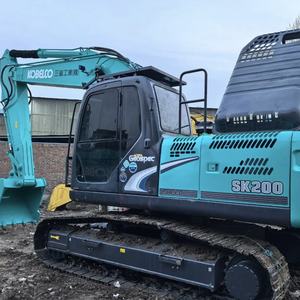 Excavatrice Kobelco Sk200 d'occasion de 20 tonnes, modèle 2022, en bon état, avec pompe hydraulique et moteur testés et inspectés, en vente - Product Image 1