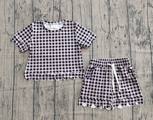Conjunto de Ropa de Verano para Bebé Niño, Modelo BSSO1860, Diseño Personalizado con Bordado de Ancla de Barco Azul, Venta al Por Mayor - Product Image 4
