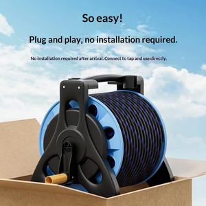 Pistolet pulvérisateur manuel <span class=keywords><strong>haute</strong></span> <span class=keywords><strong>pression</strong></span> <span class=keywords><strong>pour</strong></span> jardin et lavage de voiture, outil de jardinage, ensemble de <span class=keywords><strong>tuyau</strong></span> sur chariot sans assemblage <span class=keywords><strong>pour</strong></span> lavage de voiture - Product Image 3