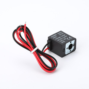 Electrovanne pneumatique électrique série 4V, bobine de type éclairé, type de câble de sortie, bobine 4V210/310/410, média huile, OEM - Product Image 2