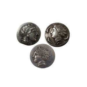 Yunan sikke antika işçilik bakır gümüş kaplama hatıra parası çoklu sikke oyuncaklar - Product Image 1
