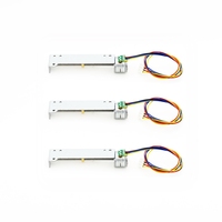 Moteur pas à pas linéaire micro DC 5V QQ NEMA 6 SM1511 15BY, mini actionneur linéaire avec curseur en plastique et course de 55 mm