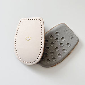 Soletta Piatta in <span class=keywords><strong>Pelle</strong></span> EVA per Scarpe Sportive, Inserto Comfort 3/4 con Cuscinetto per <span class=keywords><strong>Tallone</strong></span> e Anteriore del Piede, Supporto per Arco Plantare - Product Image 6