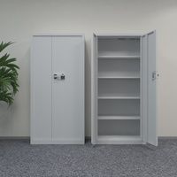 Armoire de classement en acier sécurisée avec empreinte digitale et mot de passe, 2 tiroirs, serrure à code, design moderne pour usage de bureau Dingshengnuo