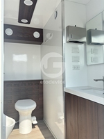 Etodevice Remorque Sanitaire de Luxe Extérieure pour Mariages à la Plage et Événements Extérieurs - Toilettes Portables