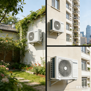 18000Btu Split Air Conditioner Cooling Heating <b>Portable</b> Wall-Mounted Household & Hotel Use Class A+++ Energy Efficiency Variable - Product Image 2