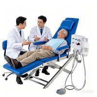 Nouveau fauteuil dentaire électrique pliable Healer Electric Superstar Med avec crachoir intégré en acier inoxydable 560W pour usage clinique médical