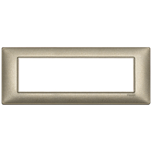 Placca da Parete Vimar in Bronzo Metallizzato, 21,7 cm di Lunghezza, 9,3 cm di Larghezza, 1,6 cm di Altezza - Product Image 1