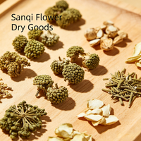 Fleur séchée de Panax Notoginseng, matière première végétale brute de Panax Notoginseng pour thé floral, boisson solide, pâtisserie, collation, matière première