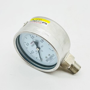 Toptan Mekanik <span class=keywords><strong>1mpa</strong></span> 10kg Paslanmaz Çelik Basınç Göstergesi Çift İbreli Ölçüm Cihazları 1 Yıl Garantili - Product Image 2