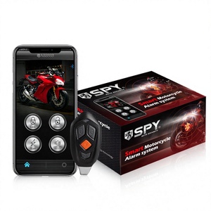 Sistem <span class=keywords><strong>Alarm</strong></span> Otomatis Dua Arah Keamanan <span class=keywords><strong>Alarm</strong></span> Motor Android Nirkabel Anti Maling Sensor Jarak Jauh Remote Control 10~50m - Product Image 1