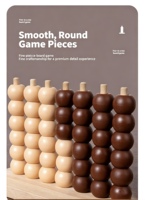 Jeu de société de combat Connect Four en bois de haute qualité, emballage en boîte colorée, jeu de table éducatif de combat