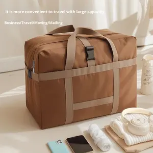 Modern Large Capacity Oxford Cloth Waterproof Travel <strong>Bag</strong> with Zipper Closure for Airline Checked Luggage and Quilt <strong>Storage</strong> - Product Image 3