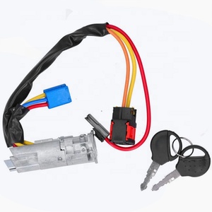 Nuevo Interruptor de Encendido para Automóvil 4162P0 con Cable, Cilindro de Bloqueo y 2 Llaves para Peugeot 206 <span class=keywords><strong>Citroen</strong></span> <span class=keywords><strong>Picasso</strong></span> <span class=keywords><strong>Xsara</strong></span> - Product Image 1
