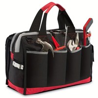 Sac à outils de quincaillerie étanche à épaule unique avec caractéristiques de protection du travail