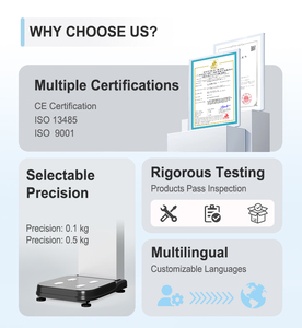 เครื่องชั่งน้ำหนักทางการแพทย์สำหรับโรงพยาบาล พร้อมจอ LCD โครงสร้างเหล็ก รับน้ำหนักได้ 300 กก. รองรับ OEM/ODM ปรับแต่งได้สำหรับการ<span class=keywords><strong>วัด</strong></span>ส่วนสูงและน้ำหนัก - Product Image 4