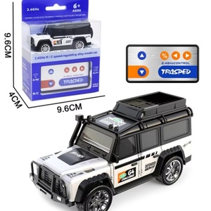 JZRCMicro A-6601A/B Voiture RC miniature 2.4G en plastique 1/64, véhicule tout-terrain à dérive USB, 6 canaux, vitesse réglable, intérieur-extérieur - Product Image 5