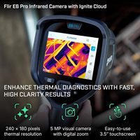   Caméra thermique infrarouge portable E6 Pro Wi-Fi MSX à imagerie dynamique multispectrale Ignite Cloud pour l'inspection