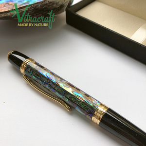 Productos hechos a mano de clase alta Bolígrafo con incrustaciones de concha de abulón especial Bolígrafo de firma hecho a mano de lujo Es un recuerdo único - Product Image 5