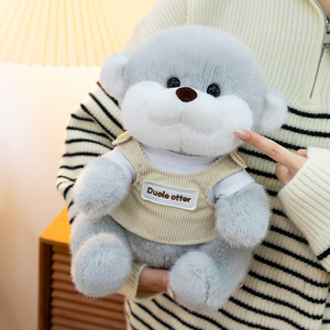 Juguetes de peluche al por mayor de perros <span class=keywords><strong>salchicha</strong></span> Dachshund y nutrias de estilos variados, ideales para máquinas expendedoras y regalos para bebés. - Product Image 4