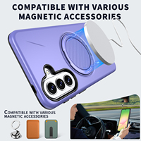 Coque de téléphone robuste avec support de voiture intégré en TPU et PC pour Samsung Galaxy A57 A15 A16 A56 A55 5G