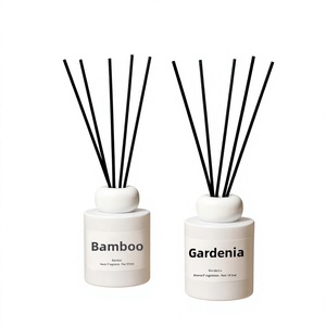 Diffuseur de parfum sans flamme en rotin, huile essentielle, parfum d'intérieur, chambre, désodorisant longue durée pour toilettes - Product Image 6