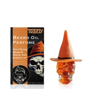 TONFLY parfum d'huile de soin de la barbe pour hommes transfrontalier parfum personnalisé hydratant rafraîchissant forte tenue barbe cheveux <span class=keywords><strong>tatouage</strong></span> - Product Image 6