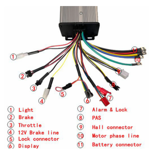 MTX 142mm dropout <span class=keywords><strong>mxus</strong></span> Turbo 3K <span class=keywords><strong>Kit</strong></span> 72V 3000W Xe đạp điện <span class=keywords><strong>Kit</strong></span> phía sau trung tâm động cơ bánh xe 60A điều khiển sw900 hiển thị màu sắc với 7S - Product Image 5